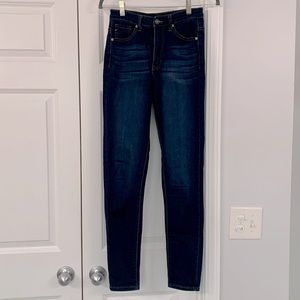 ✨KanCan✨Womens Ellie High Waisted Skinny Dark Blue Jeans size 3/25 ✨LIKE NEW✨